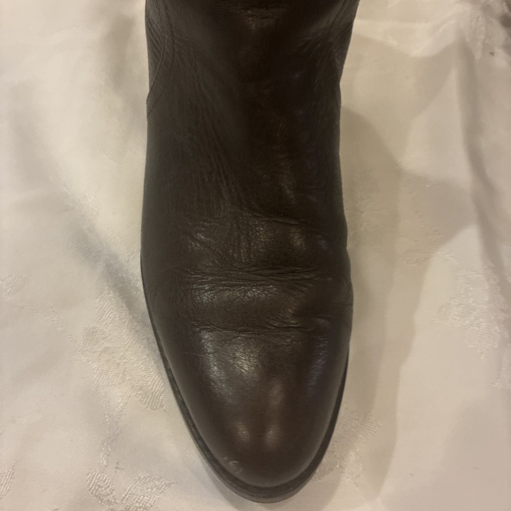 Brown Leather Boots Women Size 7.5 Gorgeous! Excellent Used Condition - Picture 2 of 11